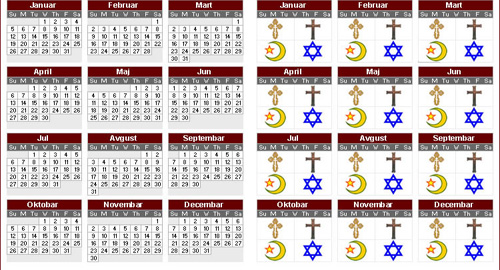 Verski kalendar